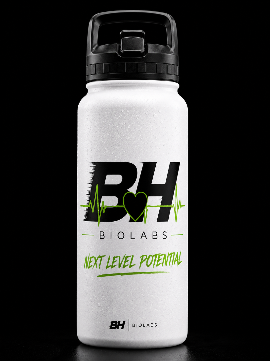 BH Steel Water Bottle (White)