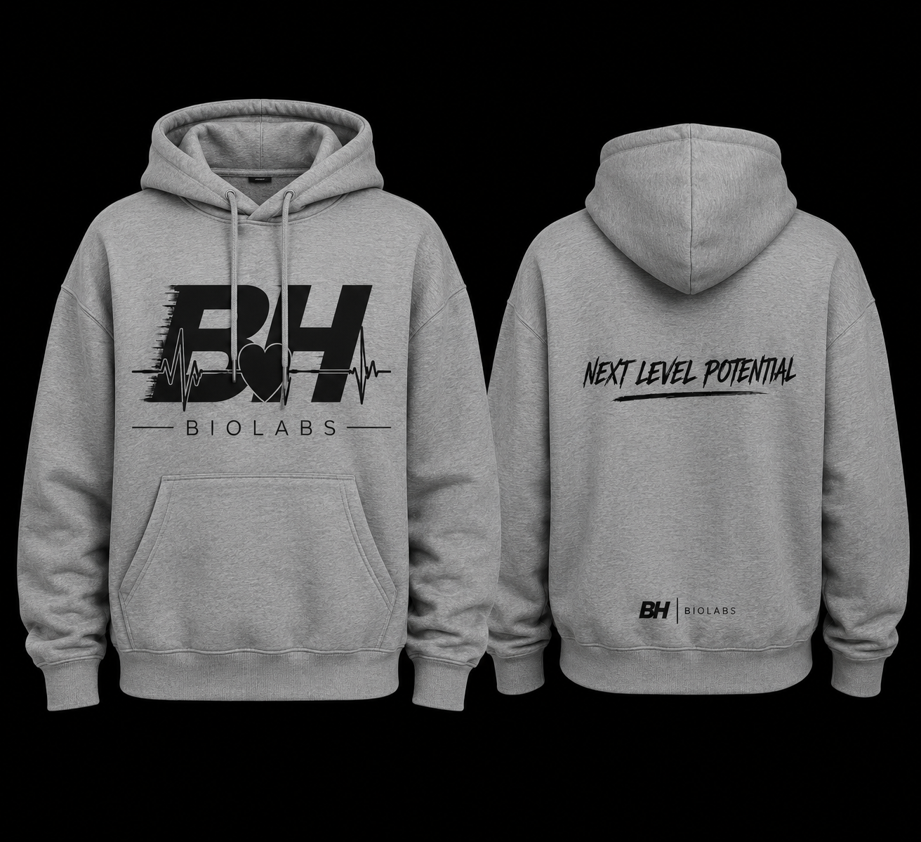 BH Streetwear Hoodie (Gray)
