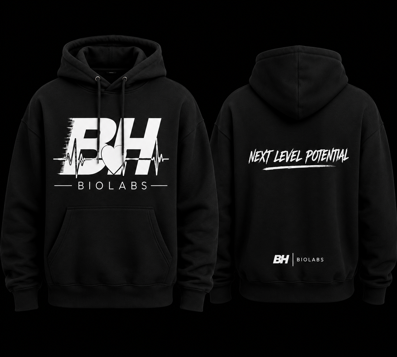 BH Streetwear Hoodie (Black)