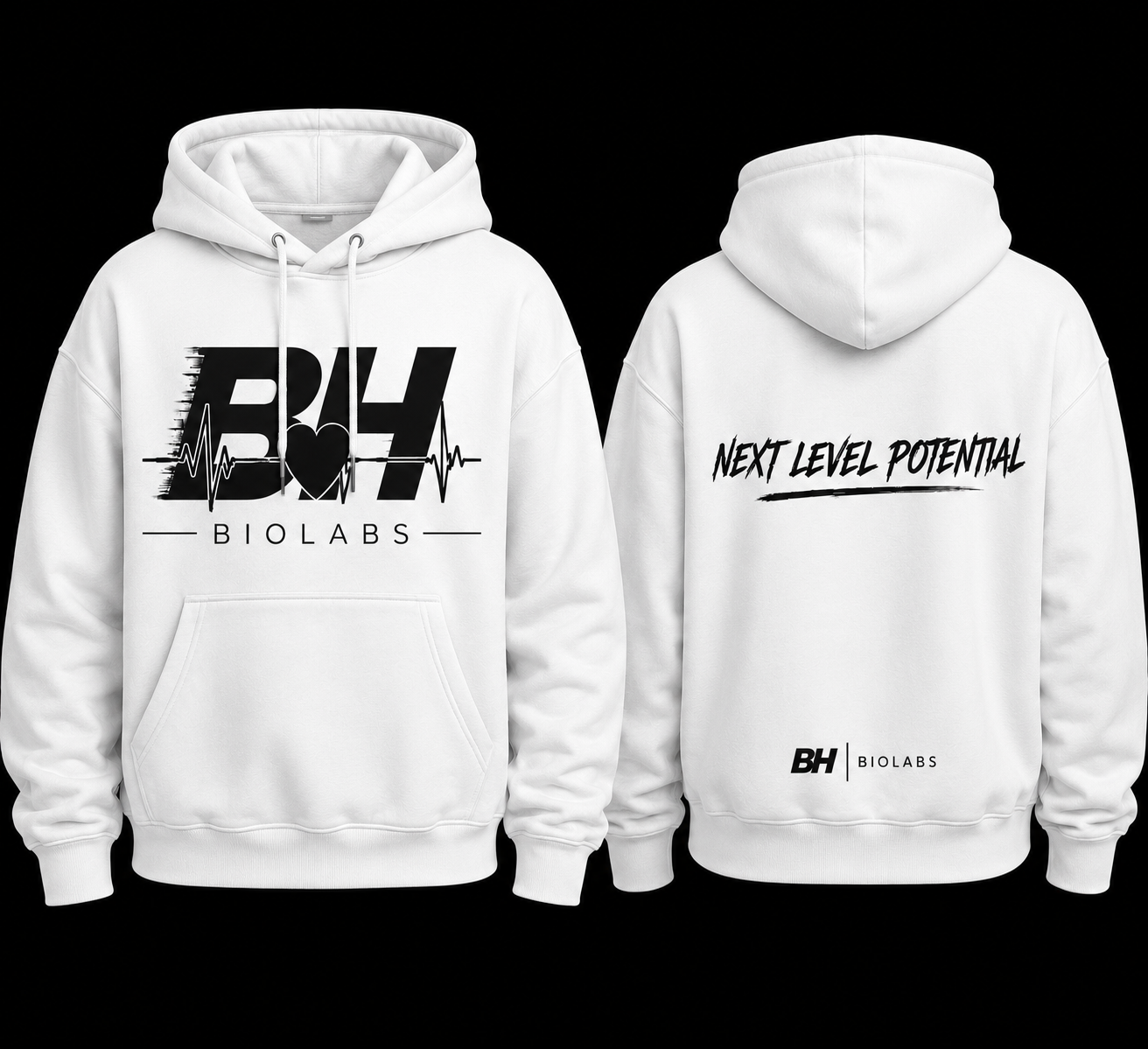 BH Streetwear Hoodie (White)