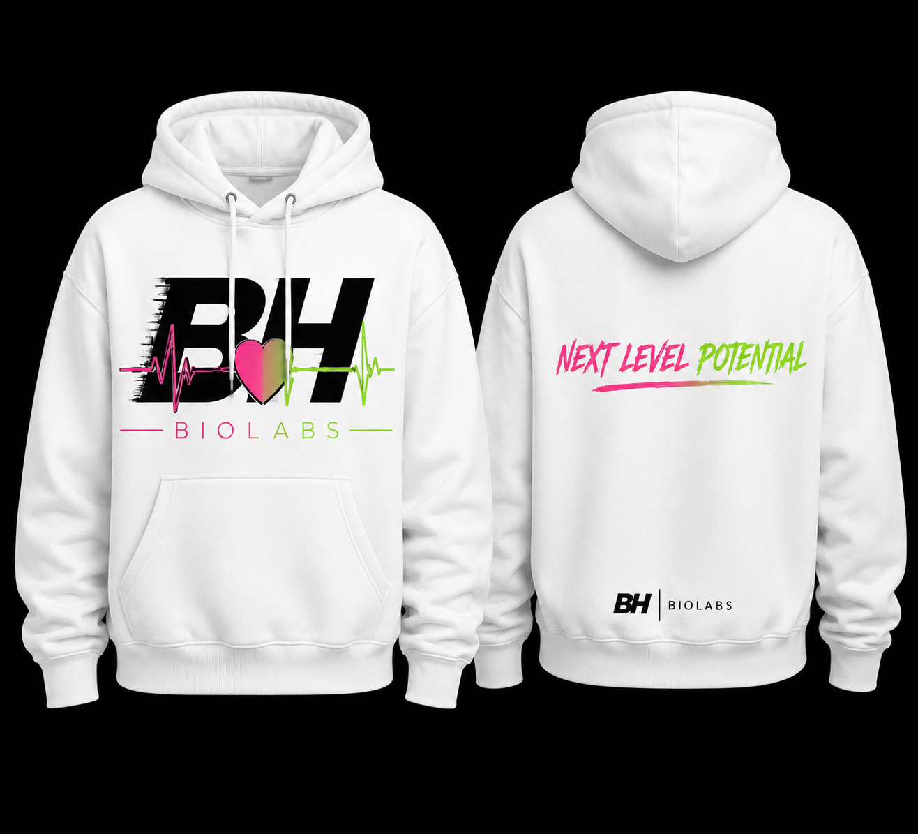 BH Streetwear Hoodie (White)