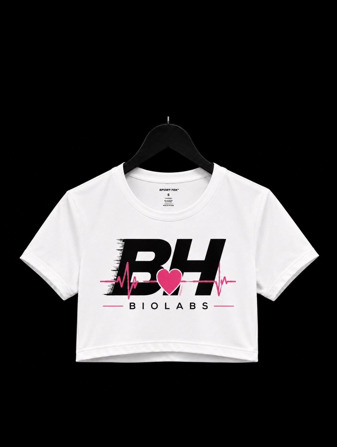 BH Performance Crop Top (White)